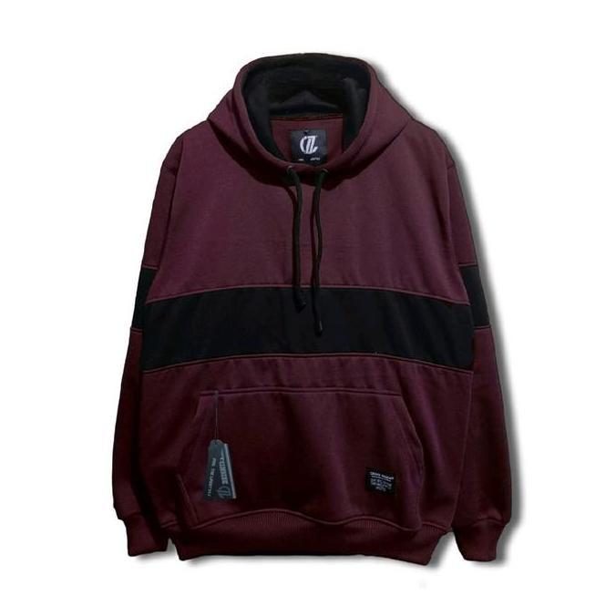 DI139 - Onixeinside Jaket Hoodie Pria Distro Sweater Kombinasi Polos Kain Fleece Premium Distro High