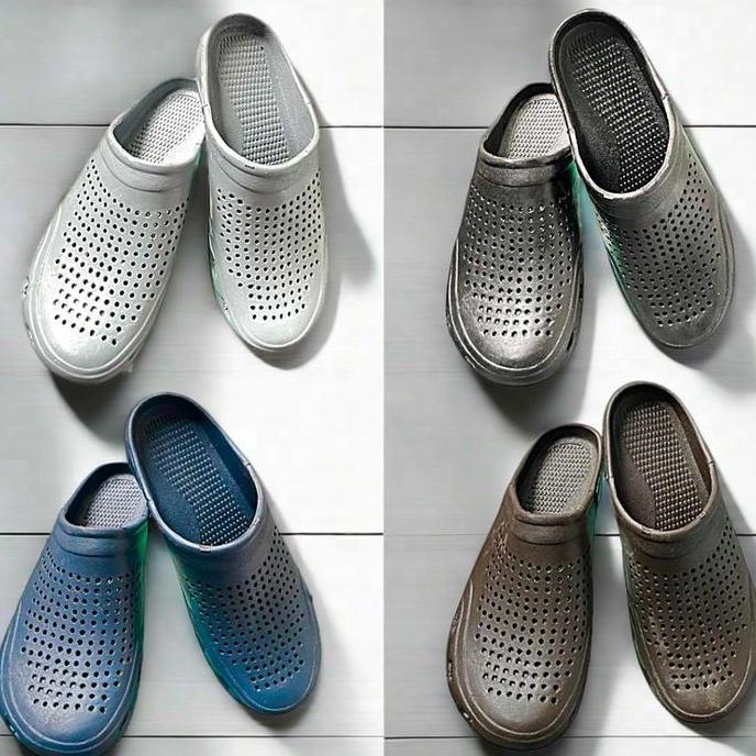 DV112 >> Sepatu Sandal Selop Pria Karet Tebal Empuk Anti Licin 163 Sendal Harga Grosir Langsung dari