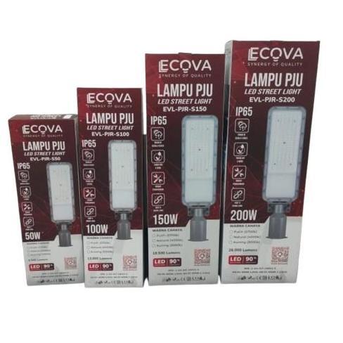 Lampu Led Smd Pju Street Light Outdoor Sorot Penerang Ruas Jalanan Jalan Ecova 50W 50 Watt 100W 100 