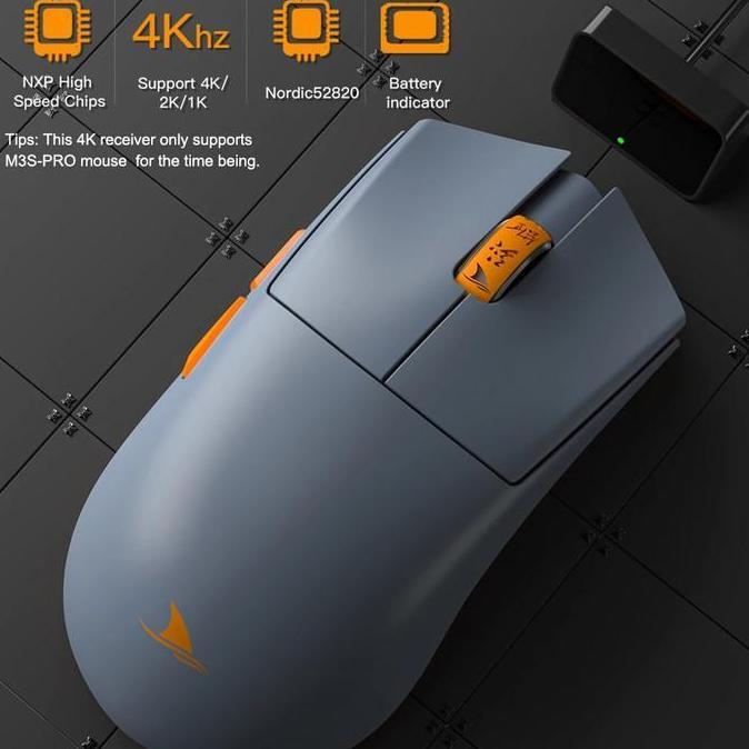 Darmoshark M3s Pro 4k Varun Wireless Ultra Light Ambi Gaming Mouse