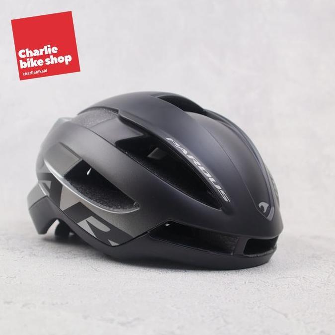 Pardus Spark Aero Cycling Helmet K02 Black Silver - Helm Sepeda