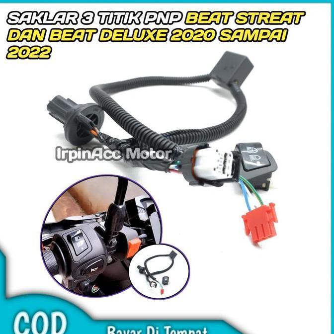 Saklar on off Beat Led Beat Deluxe Beat Street Saklar 3 titik PNP Beat