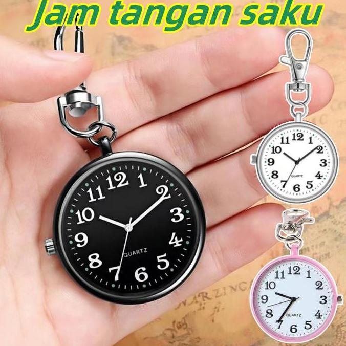Jam Tangan Saku Jam Saku Gantungan Kunci Perawat Mini Gantungan Kunci Jam Saku Digital Gantungan Kun