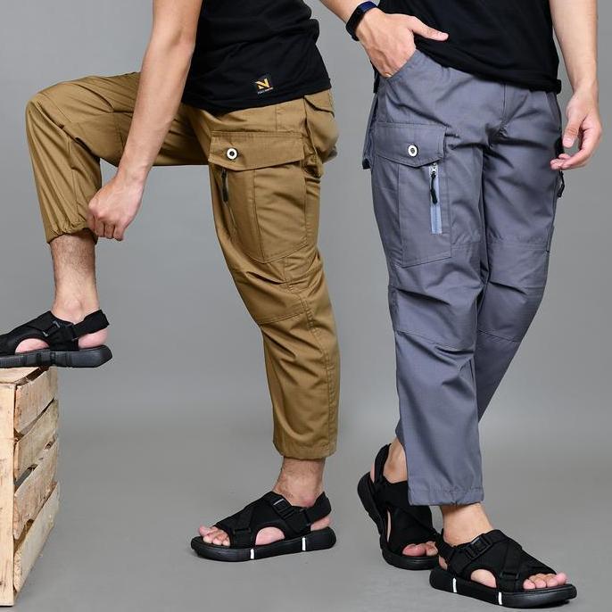 Celana Sirwal Cargo, Celana Cargo Pria, Celana Gunung Pria