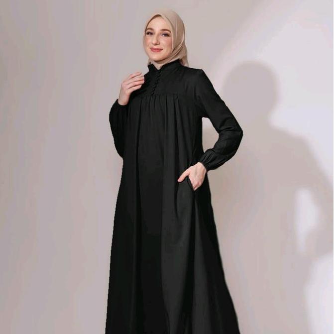 Azka dress gamis simple toyobo fodu terlaris