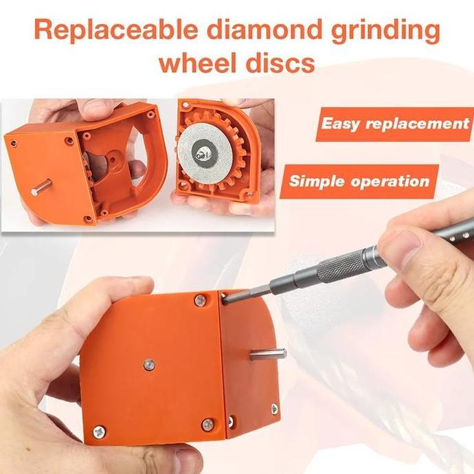 Hikway- Tools Pengasah Asah Mata Bor Drill/Alat Asah Mata Bor Besi Kayu Beton Sharpener Titanium Ori