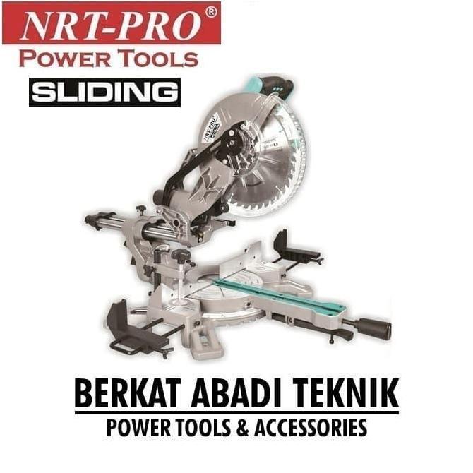 NRT-PRO MS1055 HD Mitter Saw 10 Inch Mitre Miter Gergaji Sliding Mesin terlaris
