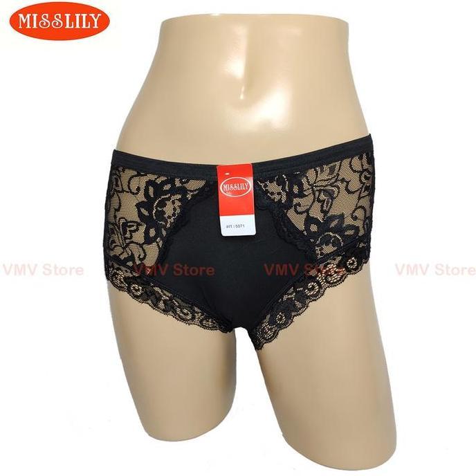 Celana Dalam Wanita Misslily 5071 Model L Brukat Transparan y CD Miss Lily
