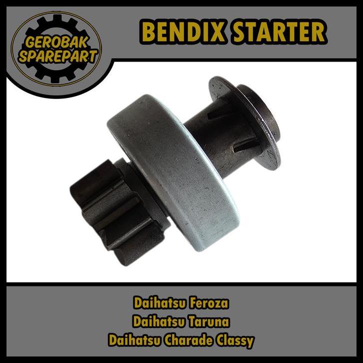 BEST DEAL GIGI BENDIX DINAMO STARTER - DAIHATSU FEROZA / TARUNA / CHARADE CLASSY 8 GIGI STECKER 