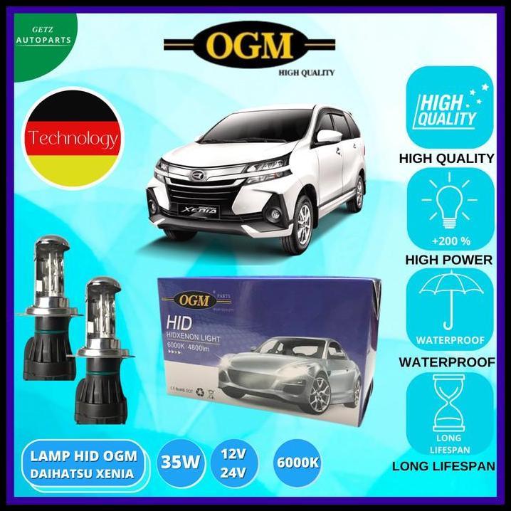DISKON BOHLAM LAMPU HID OGM MOBIL DAIHATSU XENIA 1 SET - SUPER TERANG 