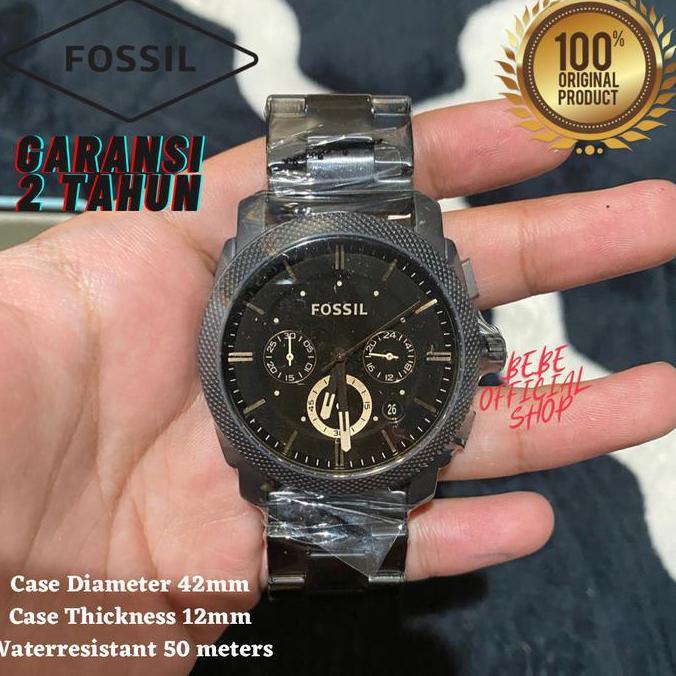 [ORIGINAL] Jam Tangan Pria Fossil FS4682 Machine Chronograph Brown terlaris