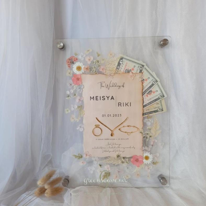 [JY] Mahar frame transparan Akrilik