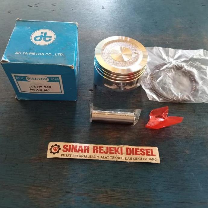 >>>>>] Piston Assy Seker Seher Komplit Mesin GX120 Oversize 0.50 0,50