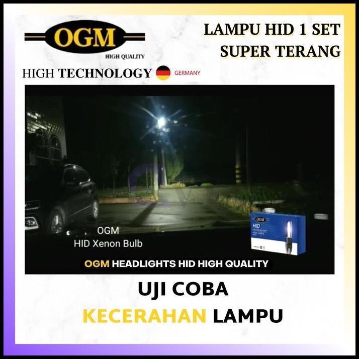 TERBARU OGM - LAMPU HID MOBIL DAIHATSU XENIA 2016-2019 6000K 35W HIGH TECH 