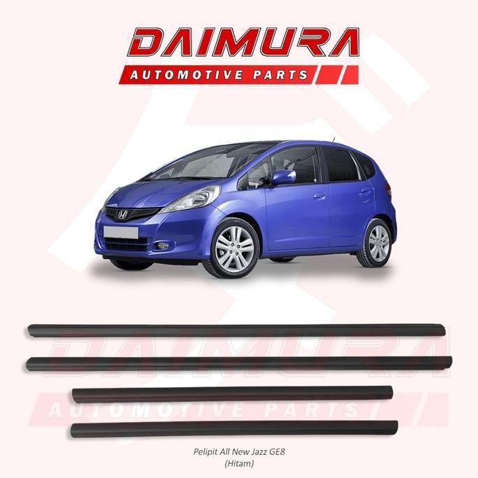 Karet Pelipit List Lis Kaca Weather Strip Mobil Jazz GE8 SET LUAR
