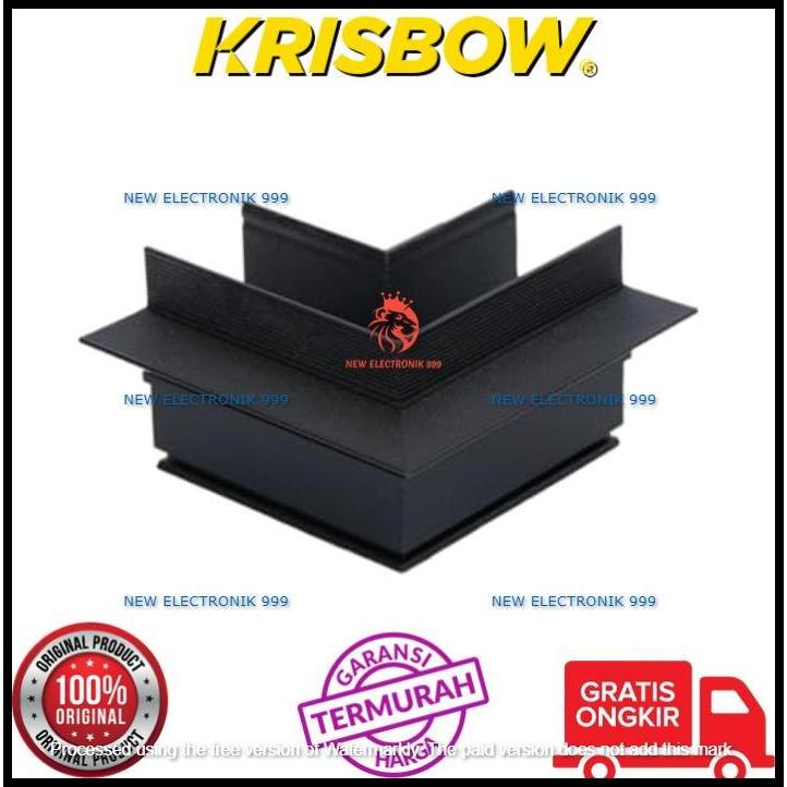 TERBARU KRISBOW PART KONEKTOR REL LAMPU SOROT L RECESSED HIGH HITAM 
