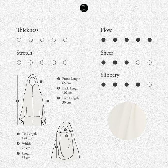 Sav Khimar - Lafiye Premium Scarf