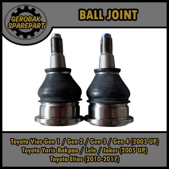 GRATIS ONGKIR BALL JOINT BAWAH LOWER SET - TOYOTA VIOS GEN 1 GEN 2 GEN 3 GEN 4 (2003 UP) / YARIS BAK