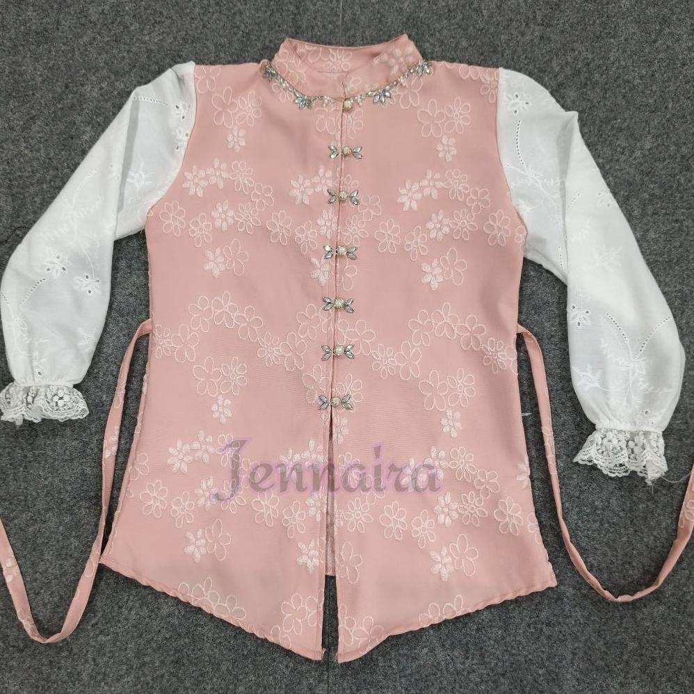 HEMAT Seraya Kebaya Blouse Jaguar Bordir Renda Mewah KEKINIAN