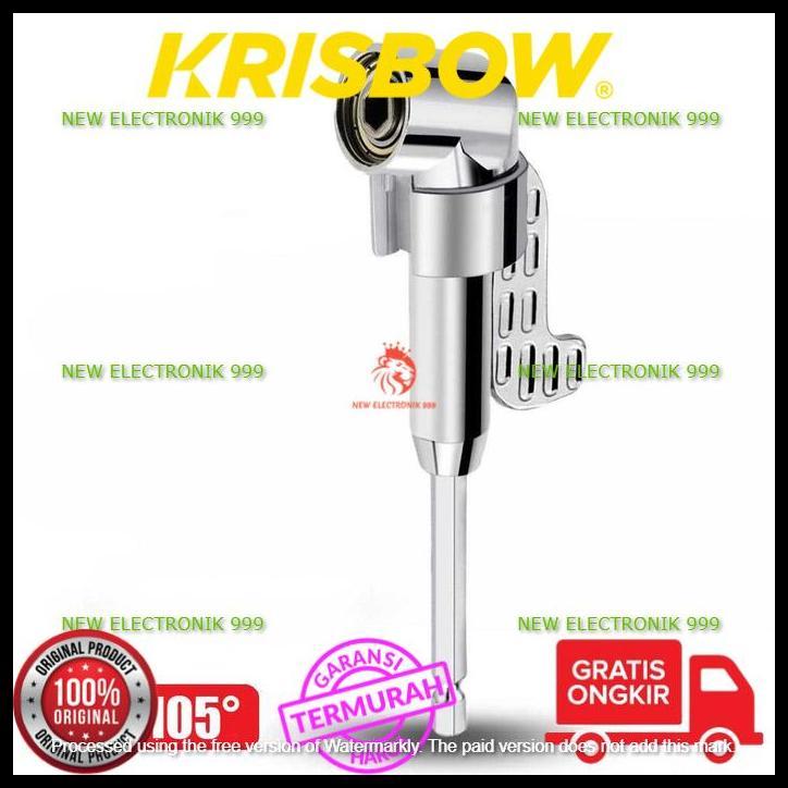 BEST DEAL KRISBOW KEPALA BOR L ANGLE 105 DERAJAT 1/4INCH HEX 140MM 