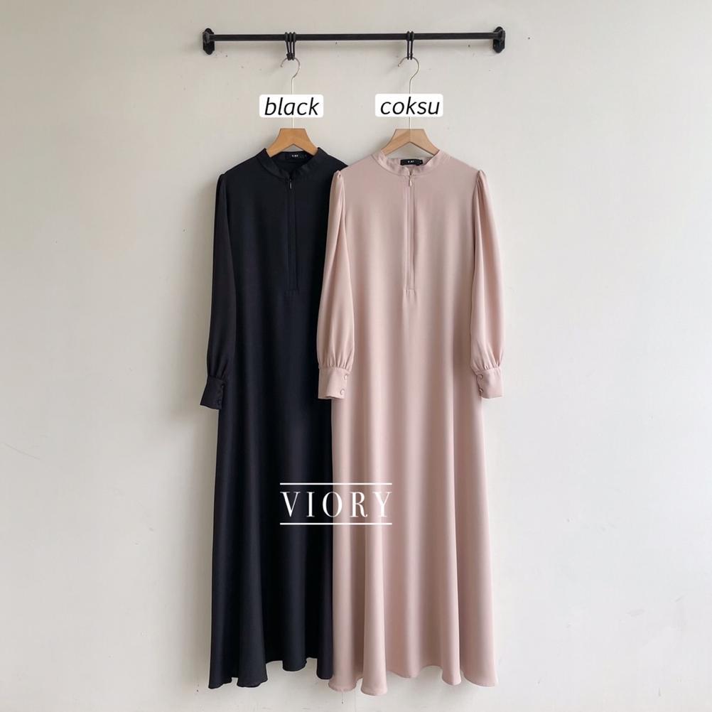 AVA BASIC DRESS (Inner dress/ Dress hitam/ longgar/ Dress A-line)