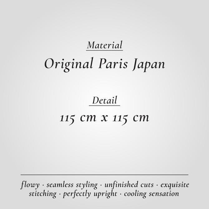 YourGleezed - Zyra Paris Japan (Hijab Segiempat Bahan Paris Japan)