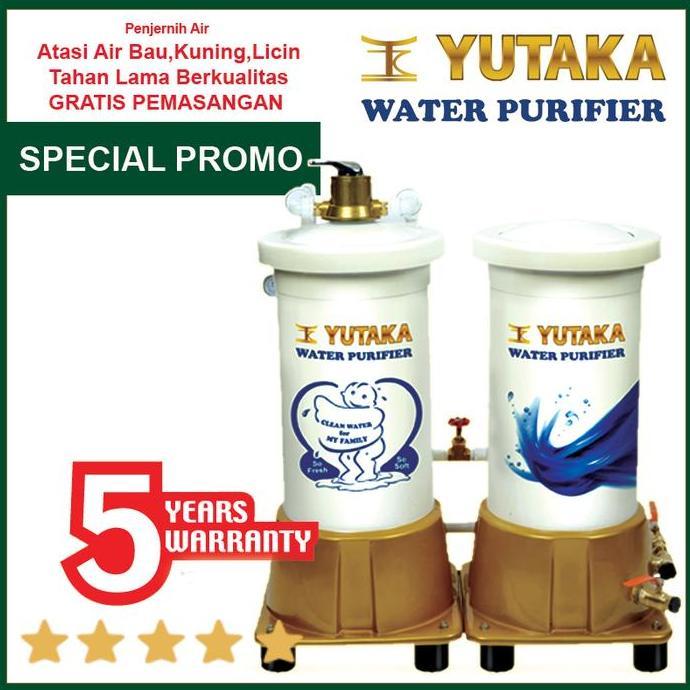 Yutaka DX 330 water purifier teknologi japan atasi  bau kuning licin