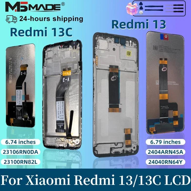 IPS" For Xiaomi Redmi 13 Display 2404ARN45A LCD Touch Screen Digitizer For Xiaomi Redmi 13C 23100RN8