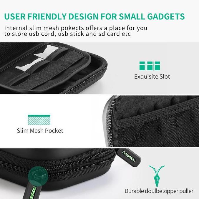 Allthebest- Tas Hardisk HDD Eksternal Storage Bag EVA Pouch 50274