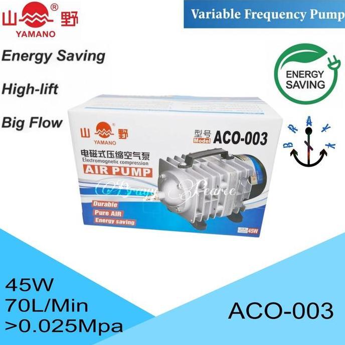 Mesin Gelembung Pompa Aerator Kolam Ikan Yamano Aco 003 Kualitas Terbaik Harga Termurah