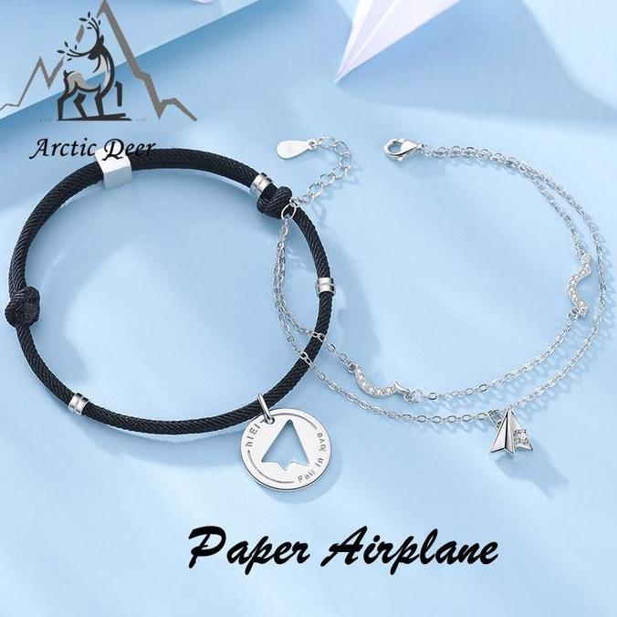 Gelang Pasangan-paper airplane fashion Original Arctic Deer