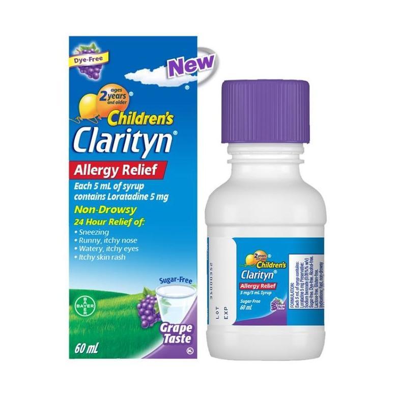 Clarityn Syrup 60ml (Grape)//Untuk Alergi// singapore