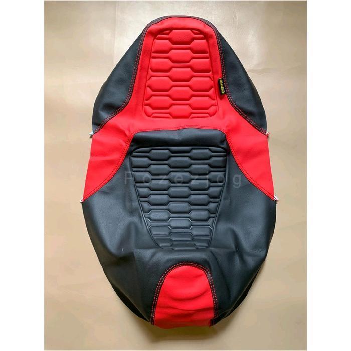 Cover Jok Motor Sarang Tawon Anti Slip 8 Warna | Sarung Jok Motor Nyaman & Awet ( Staples ) Original