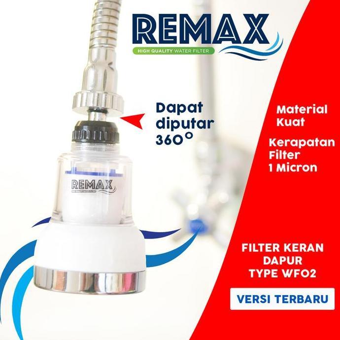 Filter Air Keran Dapur REMAX WF02 / Saringan Air / Filter Keran