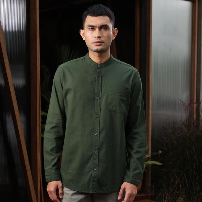 Emba Classic - Rona Kemeja Koko Pria Kerah Shanghai Lengan Panjang Collection Baju Muslim
