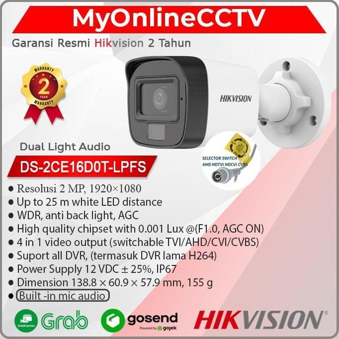 Grosir Paket Cctv 4 Channel 2Mp Hikvision Audio Lengkap Harddisk 1Tb 2Tb 4Tb