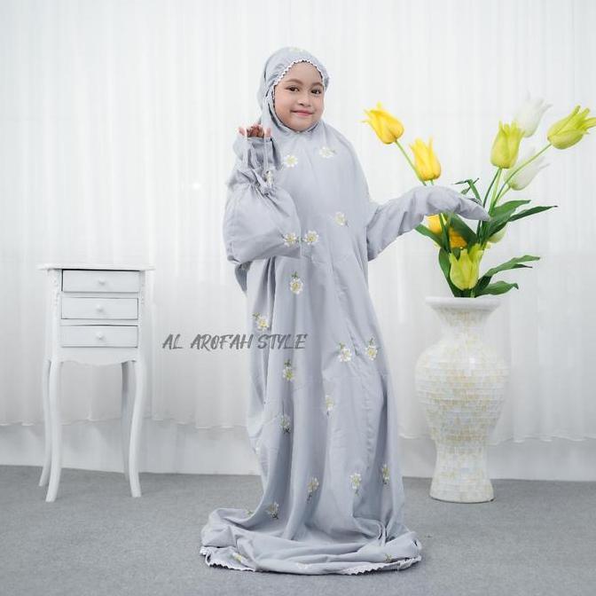 Ready Produk... Mukenah Terusan Anak Remaja SMP SD MADIENA Katun Premium
