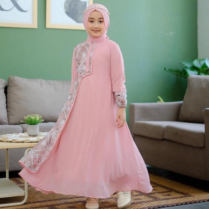 Alifa Dress // Gamis Anak Premium