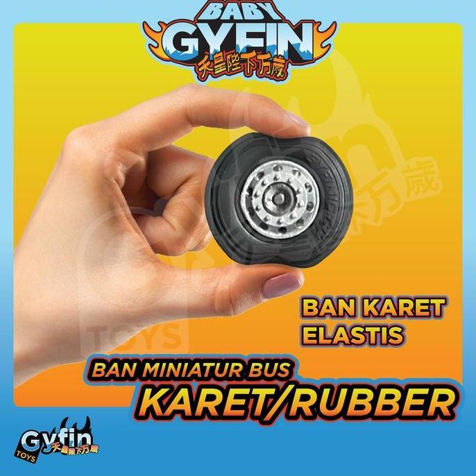 Fimasanihsasti8 - BAN KARET SET TIEROD DAN GARDAN BELAKANG GYFNIC.CO MINIATUR BUS TIPE 36 SCALE 1:35