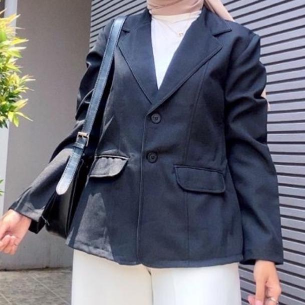 BEST SELLER ( COD ) JAS WANITA / JAS PEREMPUAN / JAS UJIAN / JAS HITAM / JAS KANTOR / BLAZER WANITA