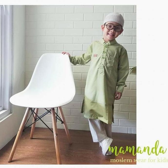 Koko Anak Baju Muslim Anak laki-laki 4-12thn Lucu Murah M sage 2