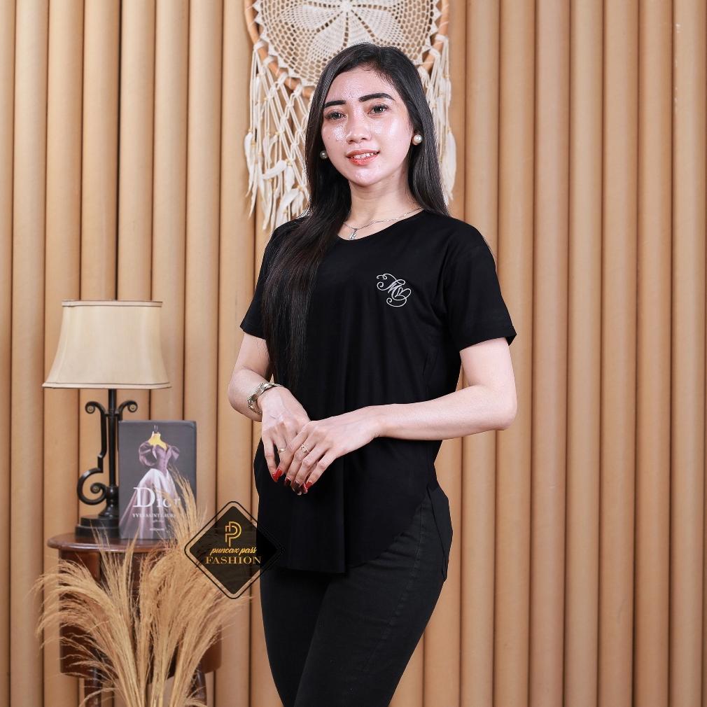 DISKON KAOS OVERSIZE SIZE XXL/KAOS WANITA LENGAN PENDEK/KAOS WANITA OVAL BELAH SAMPING/KAOS SPANDEK/