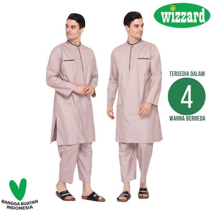 Setelan Baju Celana Koko Gamis Muslim Kemko Kurta Panjang Pria Luft 01 jubah