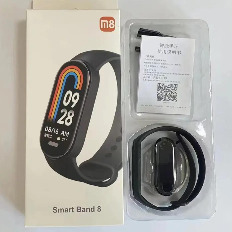 HOT PRODUCT GARANSI  SMARTBAND 9 8 7 M7 M8 M6 JAM TANGAN PRIA WANITA DIGITAL SMARTWATCH SMARTBAND WA