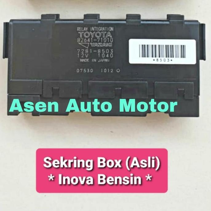 Sekring Box Fuse Box Innova bensin 82641-71010 Orinal