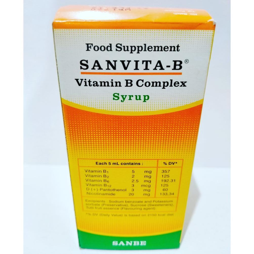 SANVITA B SYRUP 120 ML suplemen vitamin b kompleks untuk anak