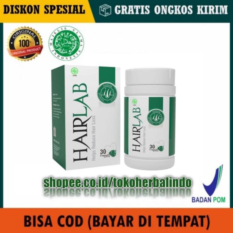 Hairlab Original Suplemen Penumbuh Rambut Aman BPOM - Keranity - Keraniq