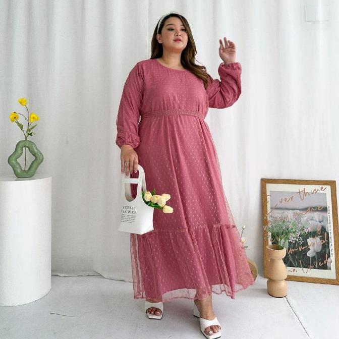 Naura Gamis jumbo gamis jumbo ld 130 gamis jumbo ld 120 gamis terbaru 2023 lebaran wanita gamis Katu
