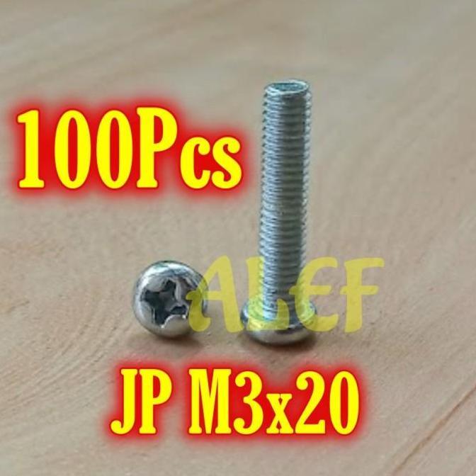 Allthebest Baut JP M3 Panjang 20mm
