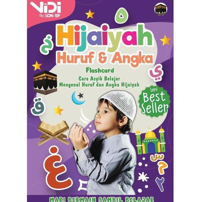 ViDi Flash Card Hijaiyah Kartu Pintar Belajar Mainan Edukasi Anak
